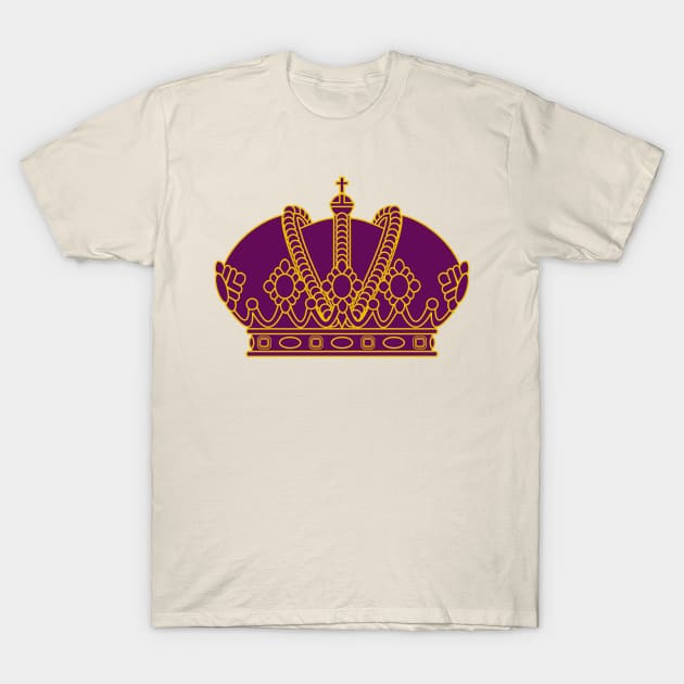 Imperial Crown (purple) T-Shirt by PabloDeChenez